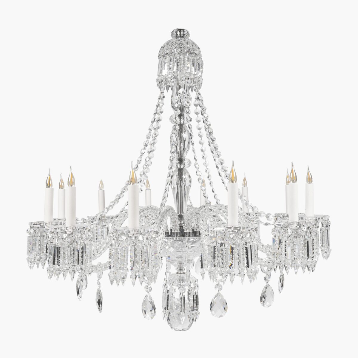 CHANDELIER CRYSTAL TWISTED-12