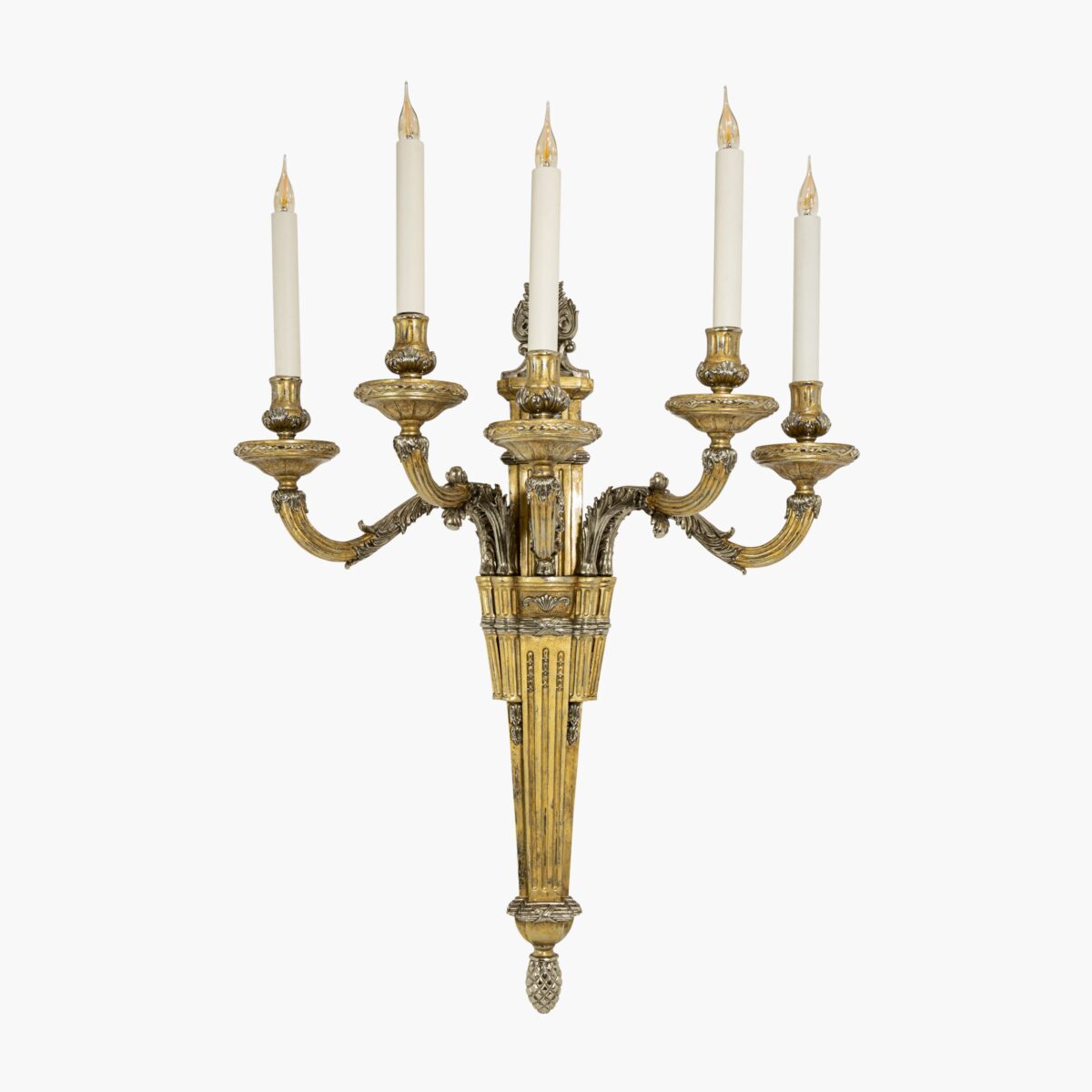APPLIQUE LOUIS XVI-5 OR M & NICKEL