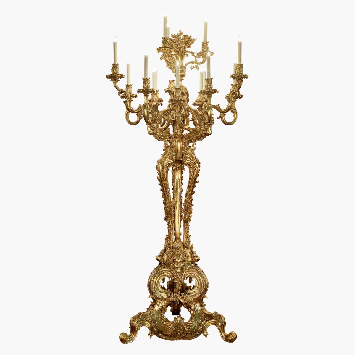 Candélabre Louis XV bronze 15 bras de lumières