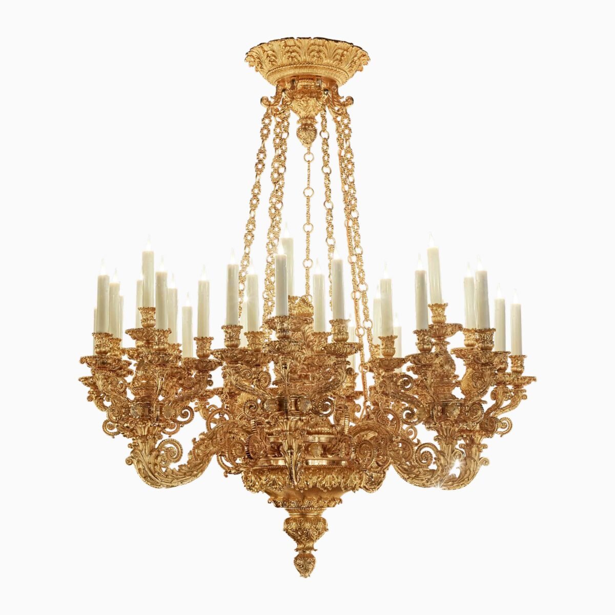 Lustre Windsor 42 bras - Chandelier Windsor 42 arms