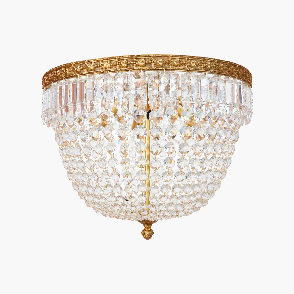 Plafonnier Villa H40x50 4 bras