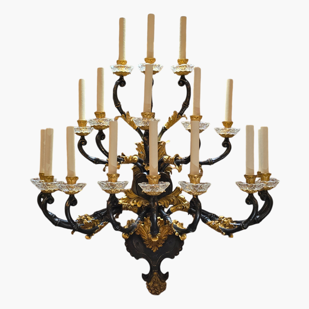 App Coquille 115x90x50 17 lights Black&gold