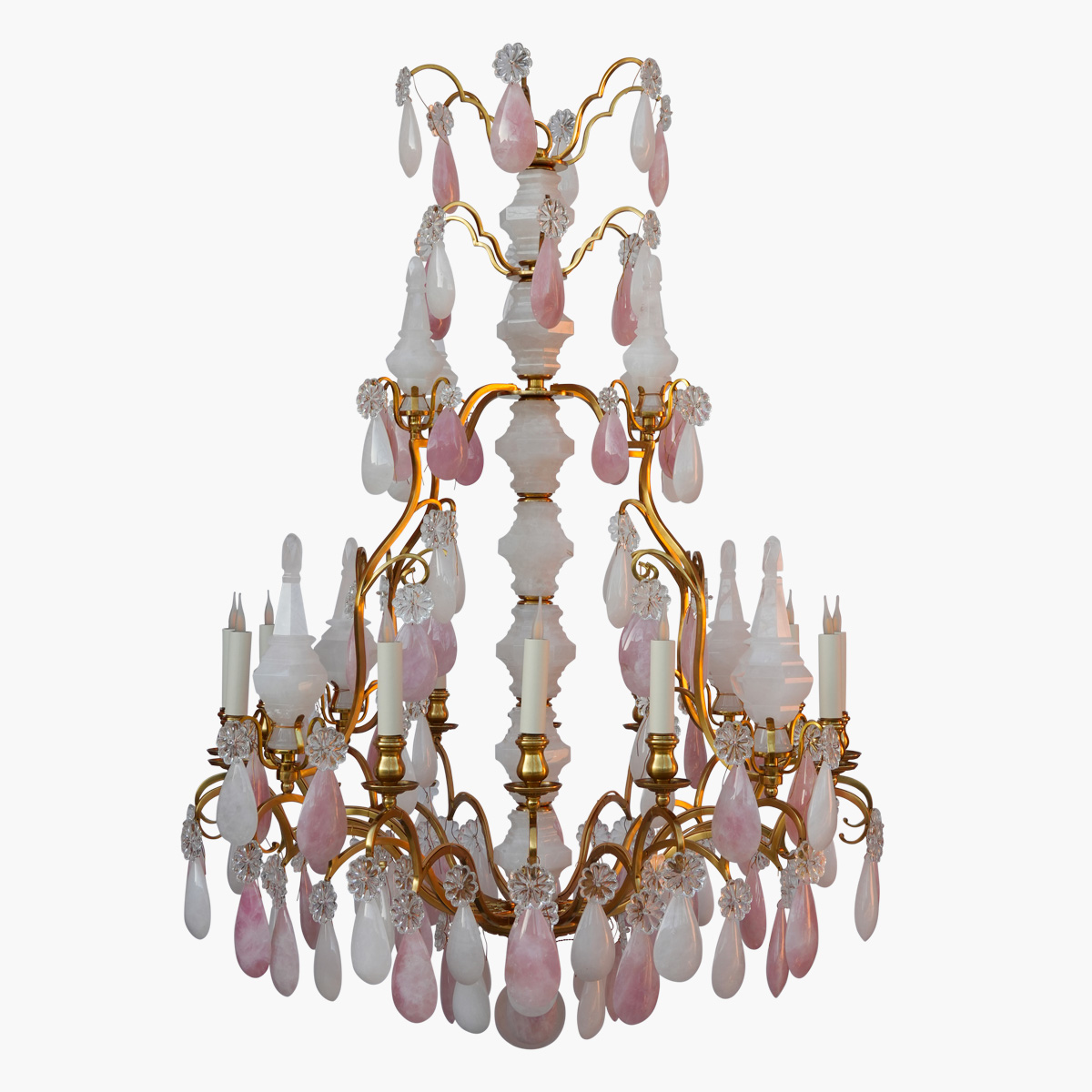 Lustre cage H120x90 12 bras