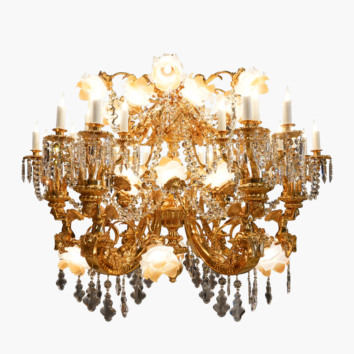 Napoleon III chandelier 100x135 54 lights