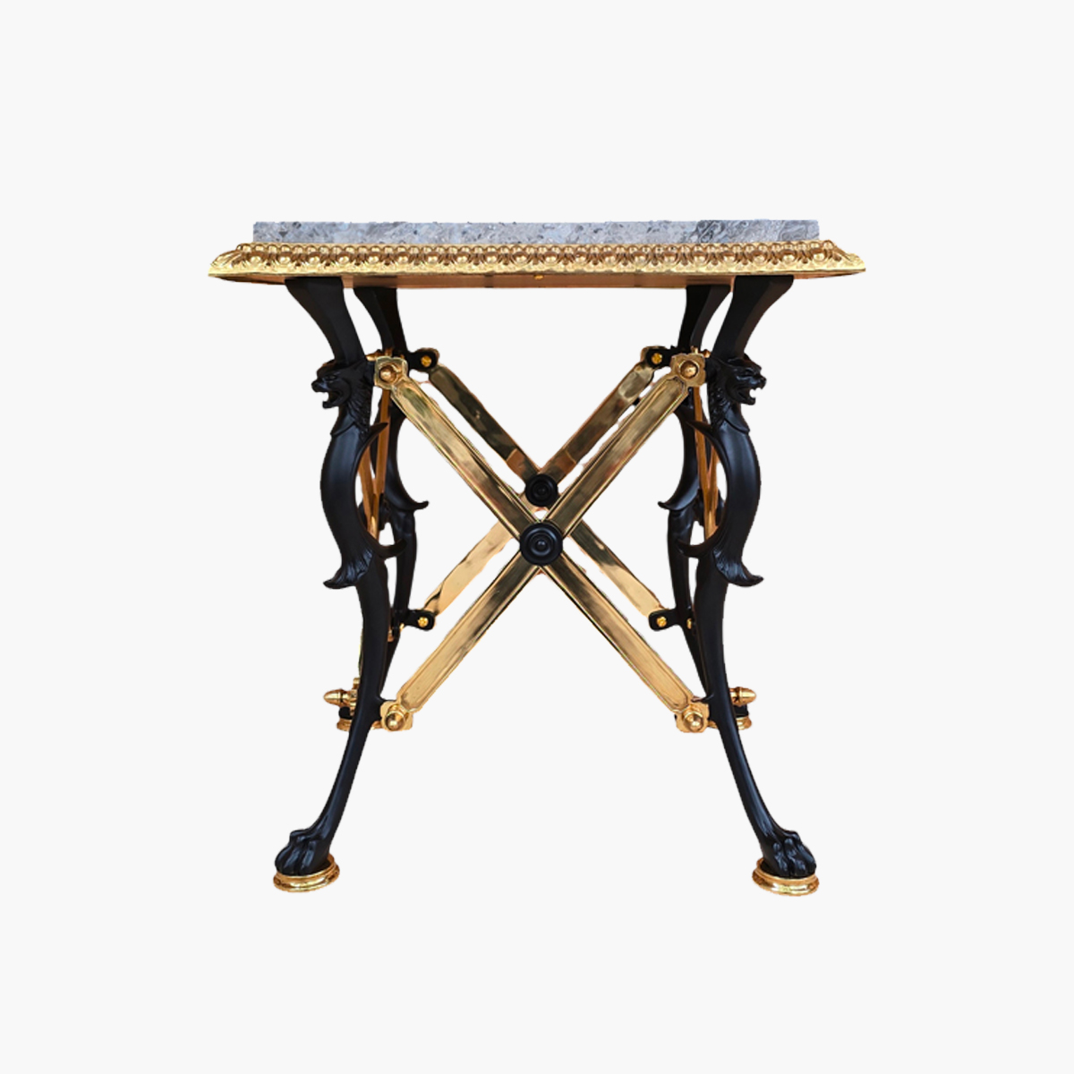 Barbedienne square gueridon 45x40x40 cm