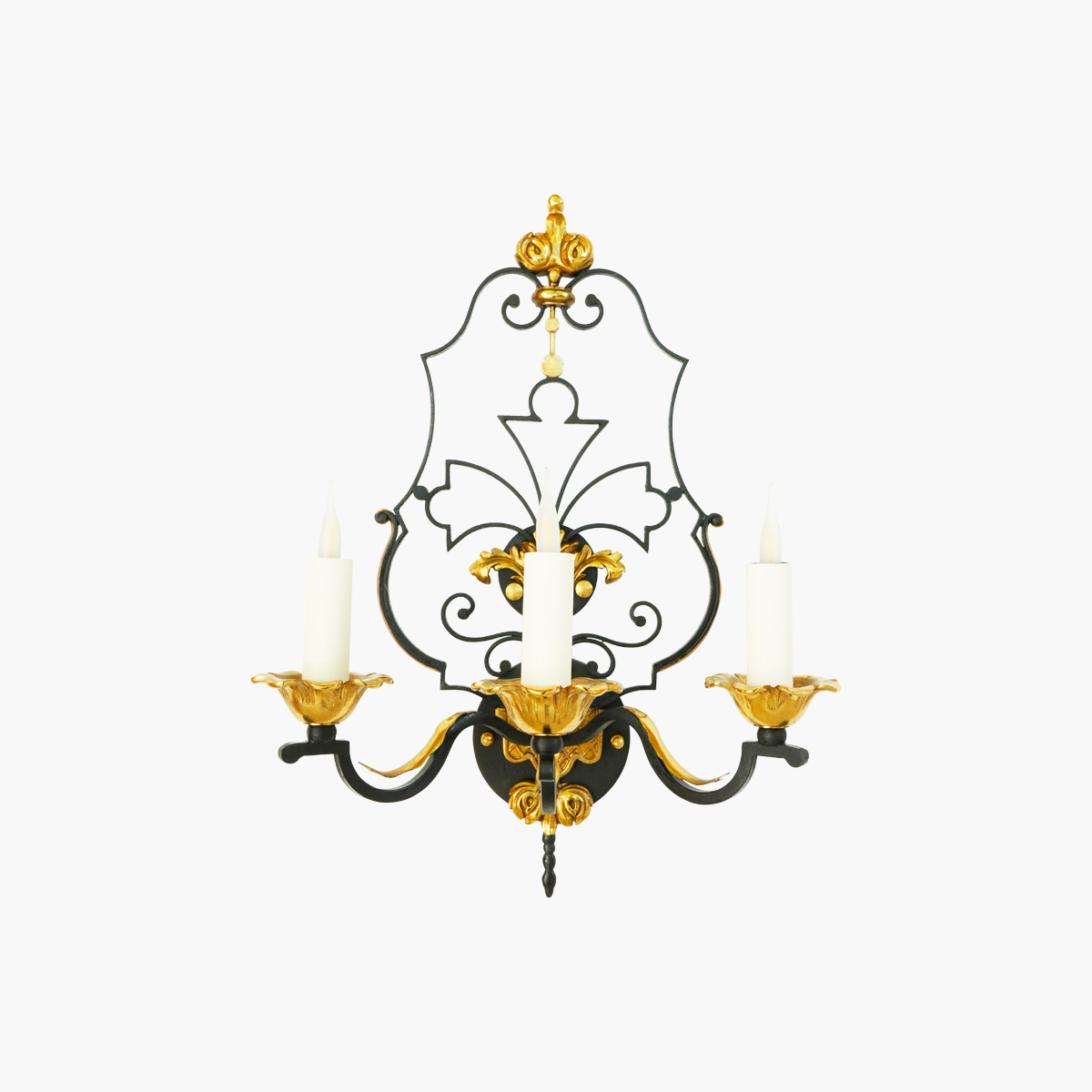 APPLIQUE FLEUR DE LYS H50x35x22 3 BRAS