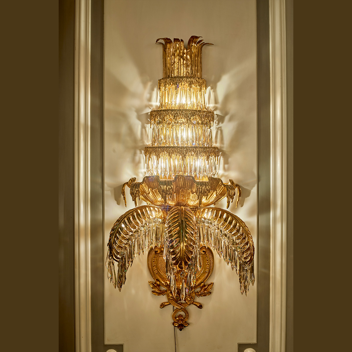Applique WIEN H110x56x30-B7 bronze antique salon