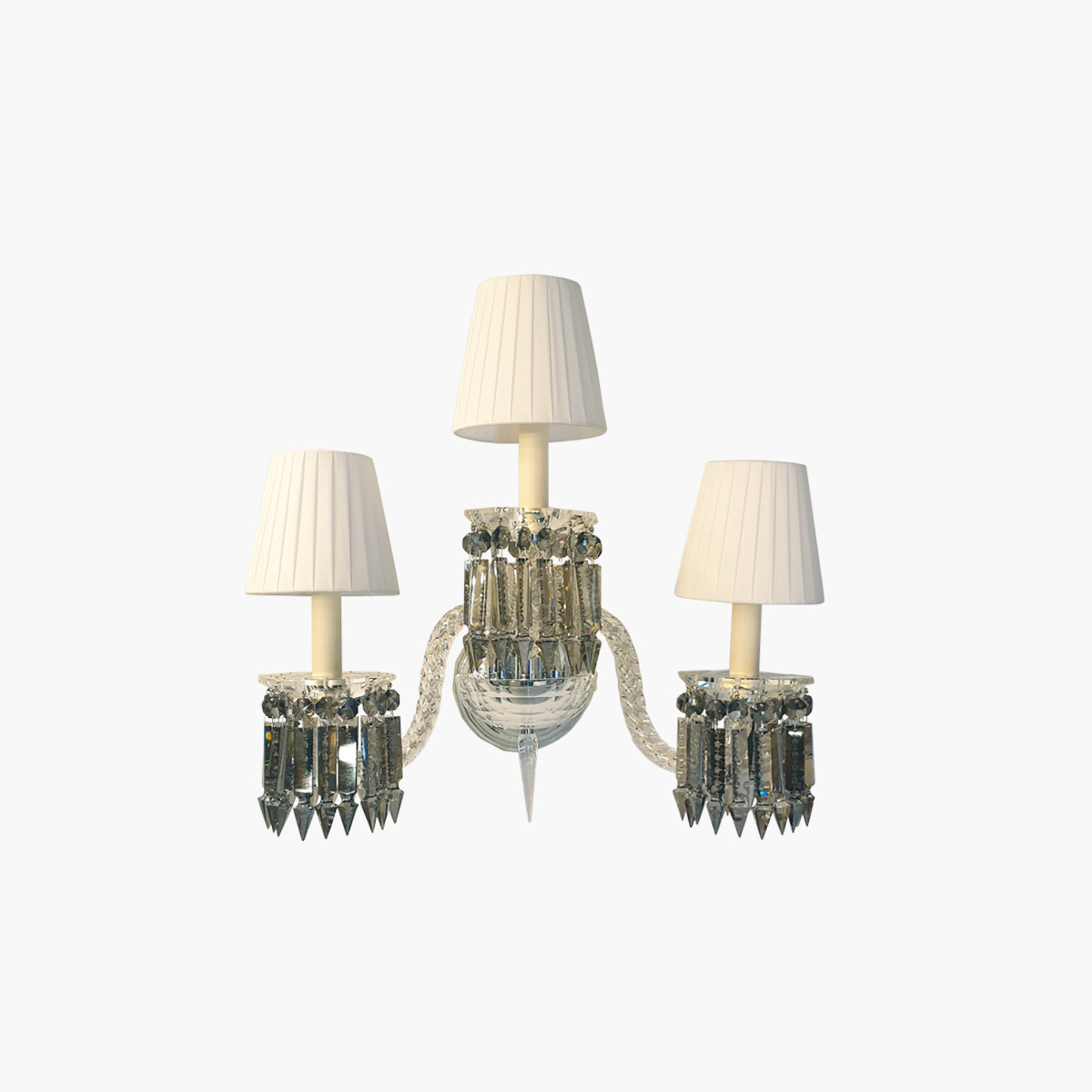 Applique cristal 48x48x30 3 bras