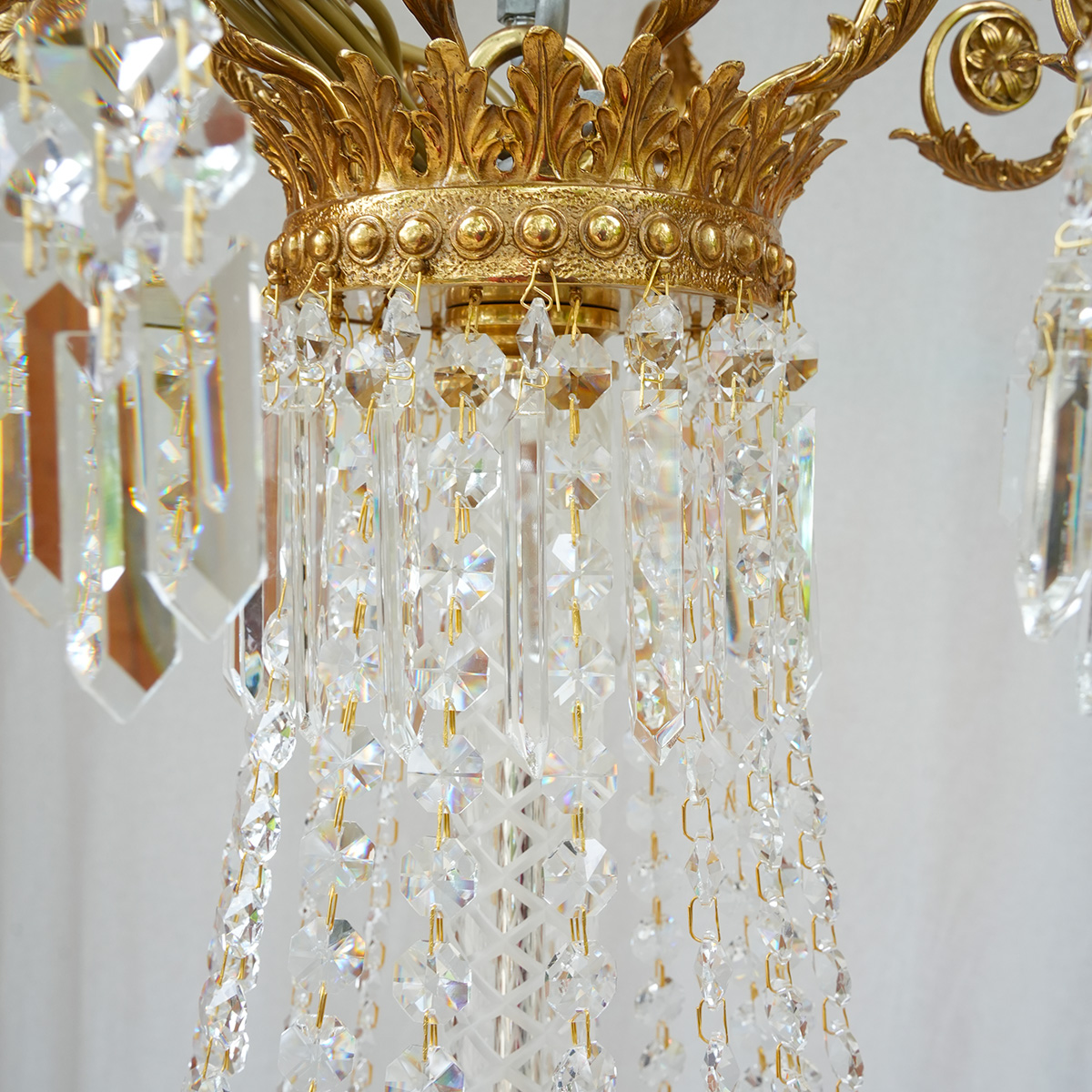 Lustre corde H140x110 16 bras detail01
