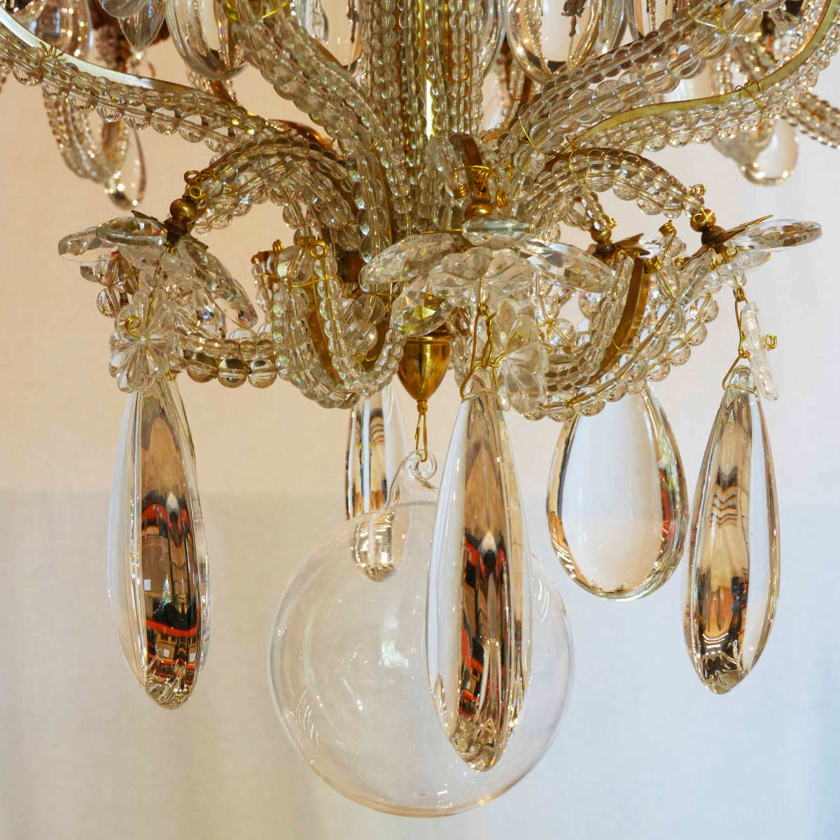 Lustre genois H215x150 60 bras detail05