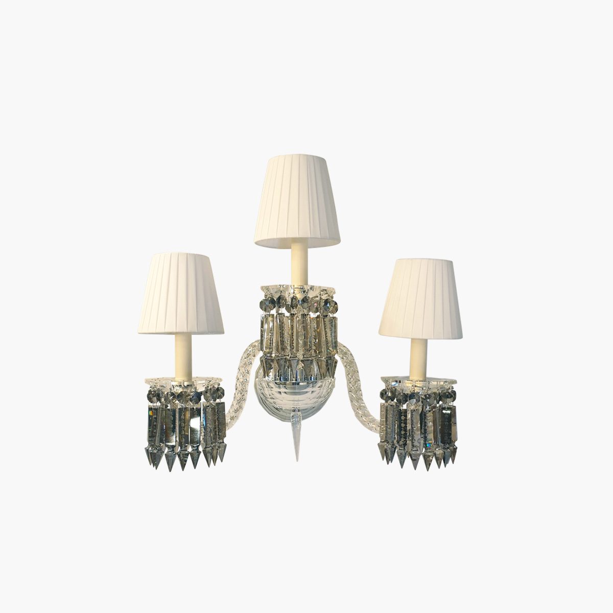 Applique cristal 48x48x30 3 bras