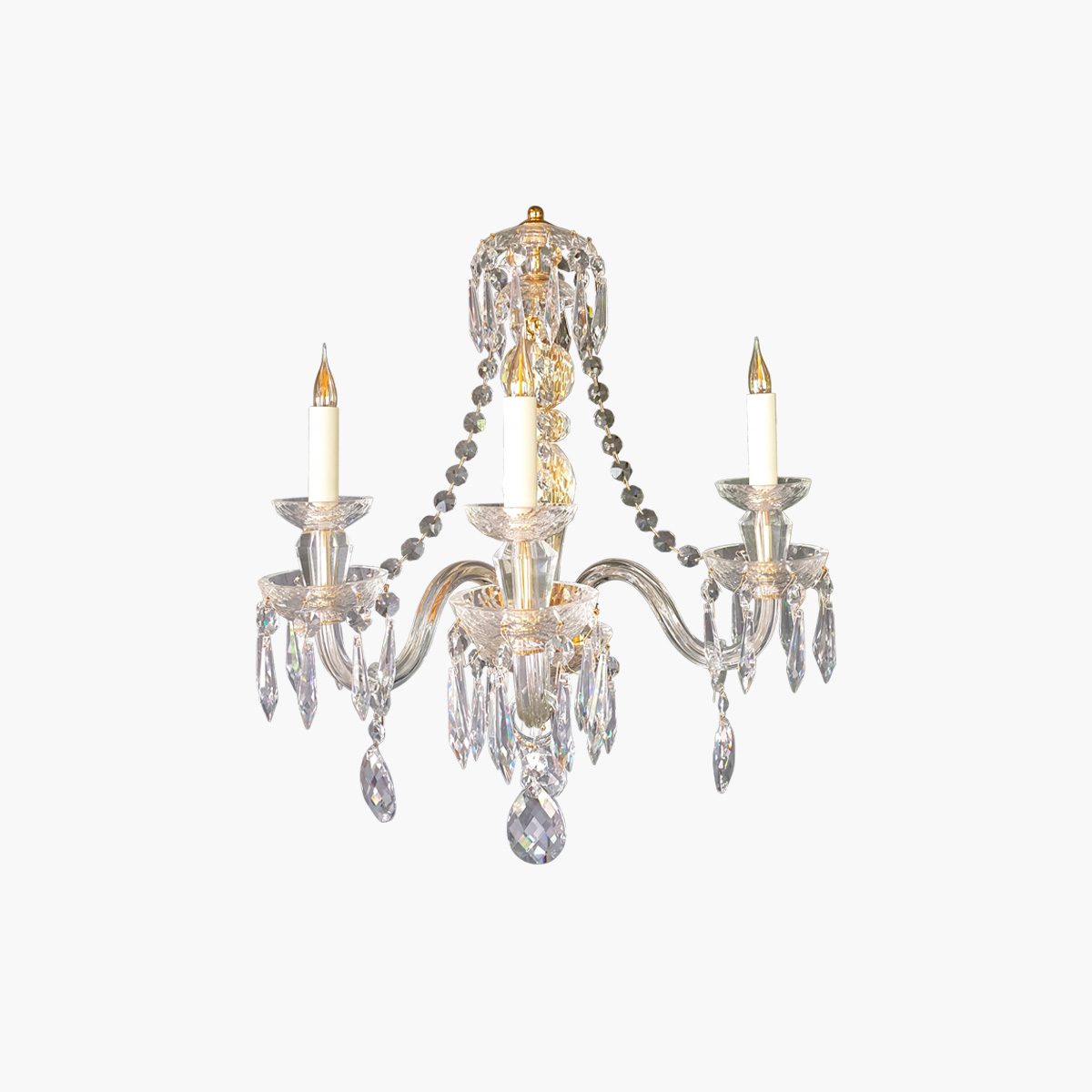 Applique cristal 60x50 3 bras