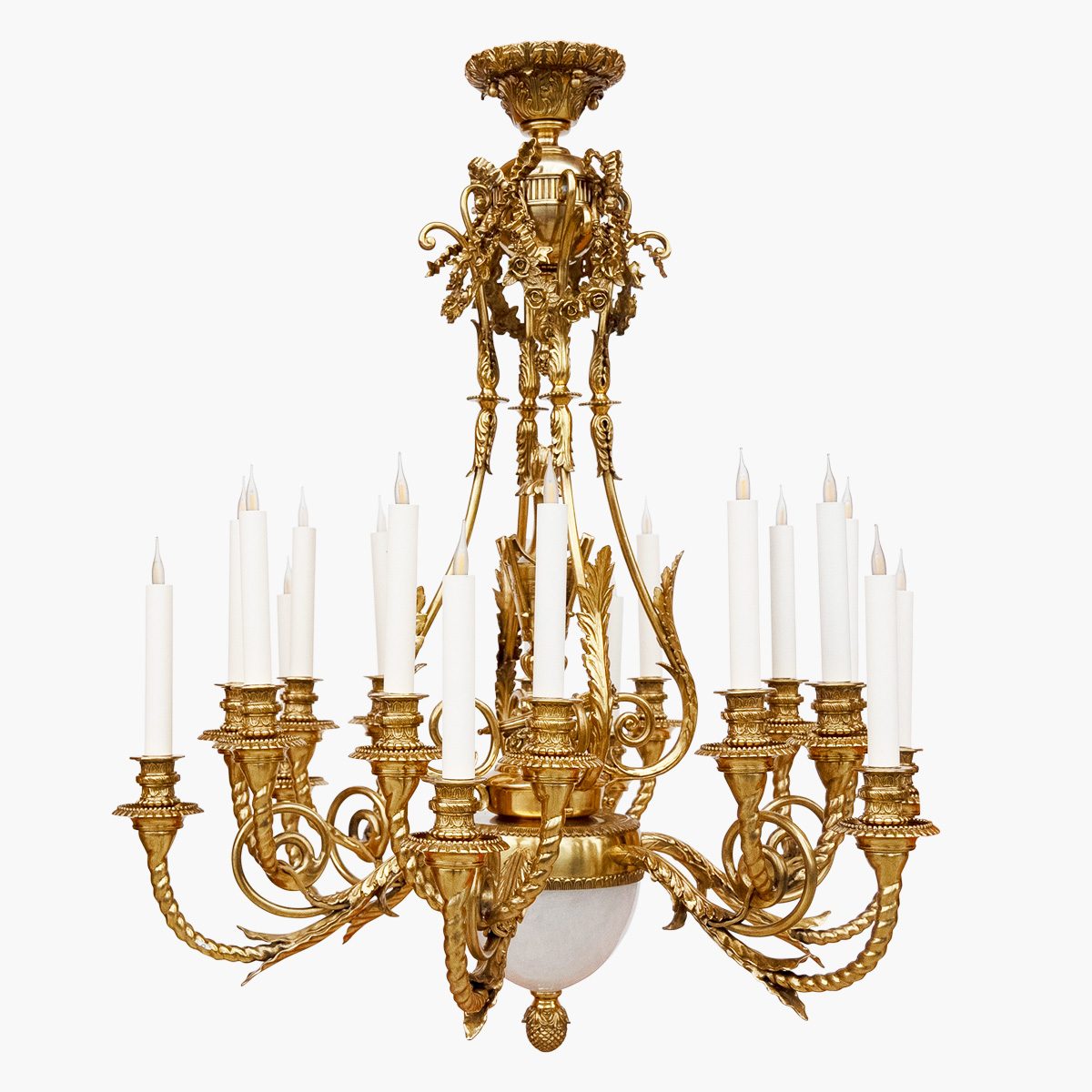 Lustre Napoléon III H105 18 bras