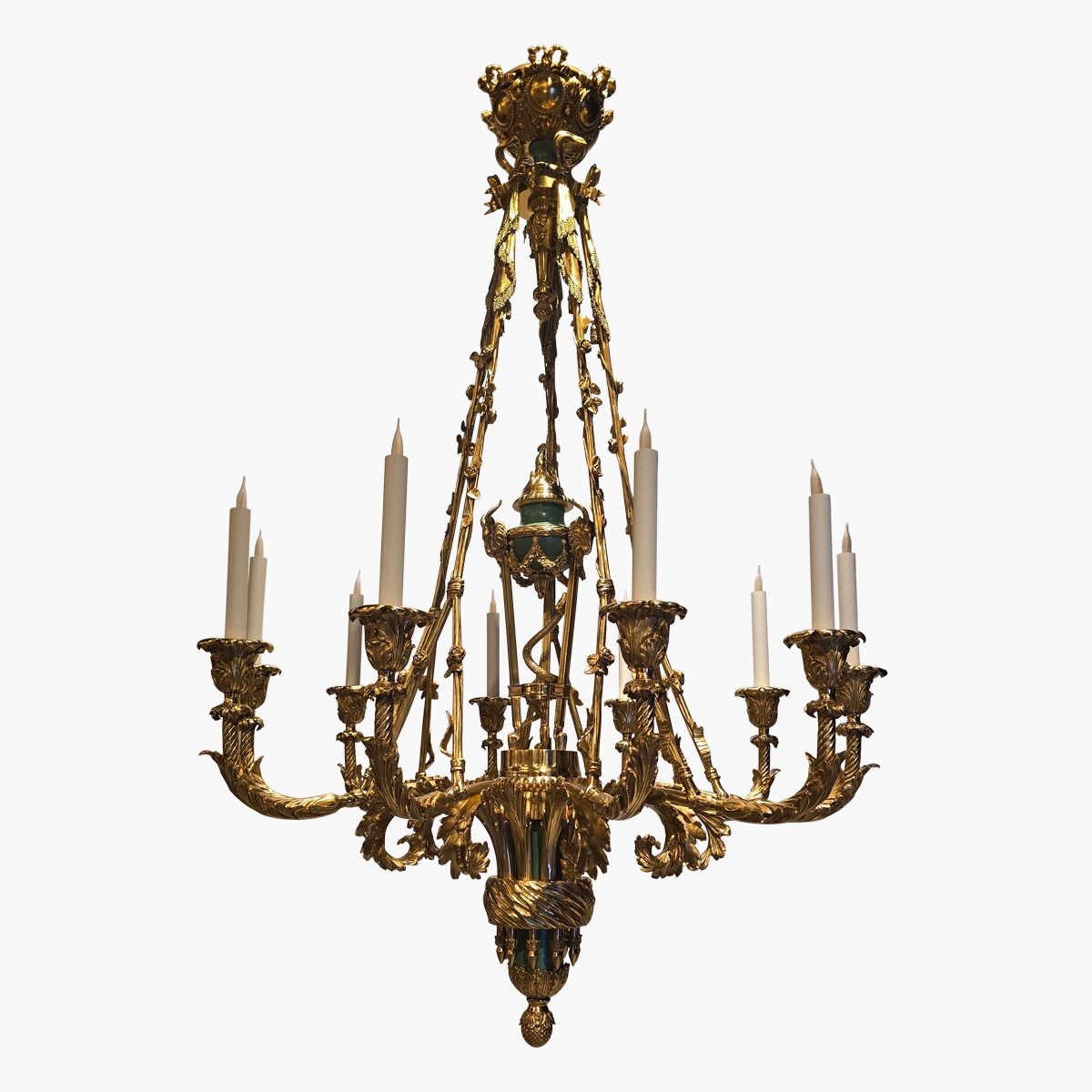 Lustre Napoléon III H150 10 bras
