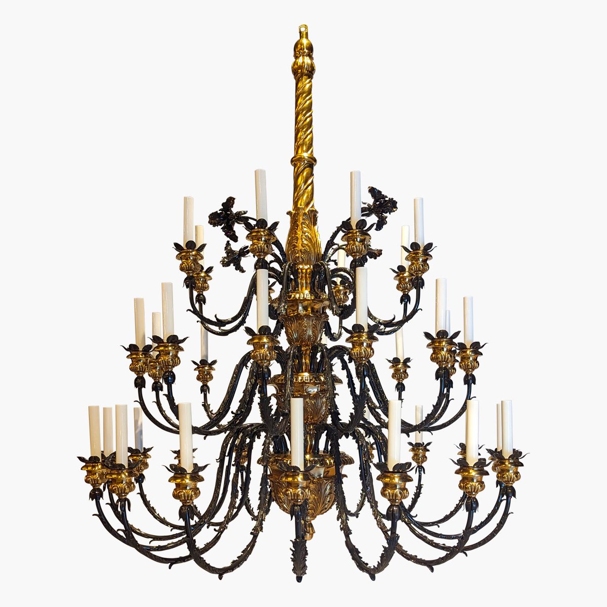 Lustre Napoléon III H177 36 bras