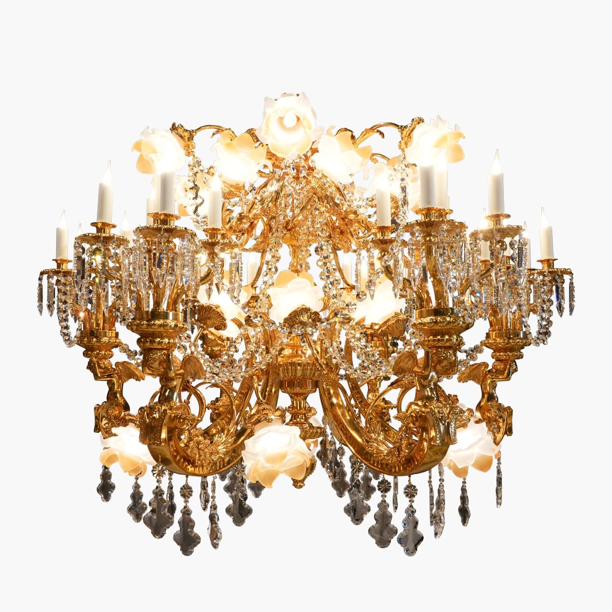Napoleon III chandelier 100x135 54 lights