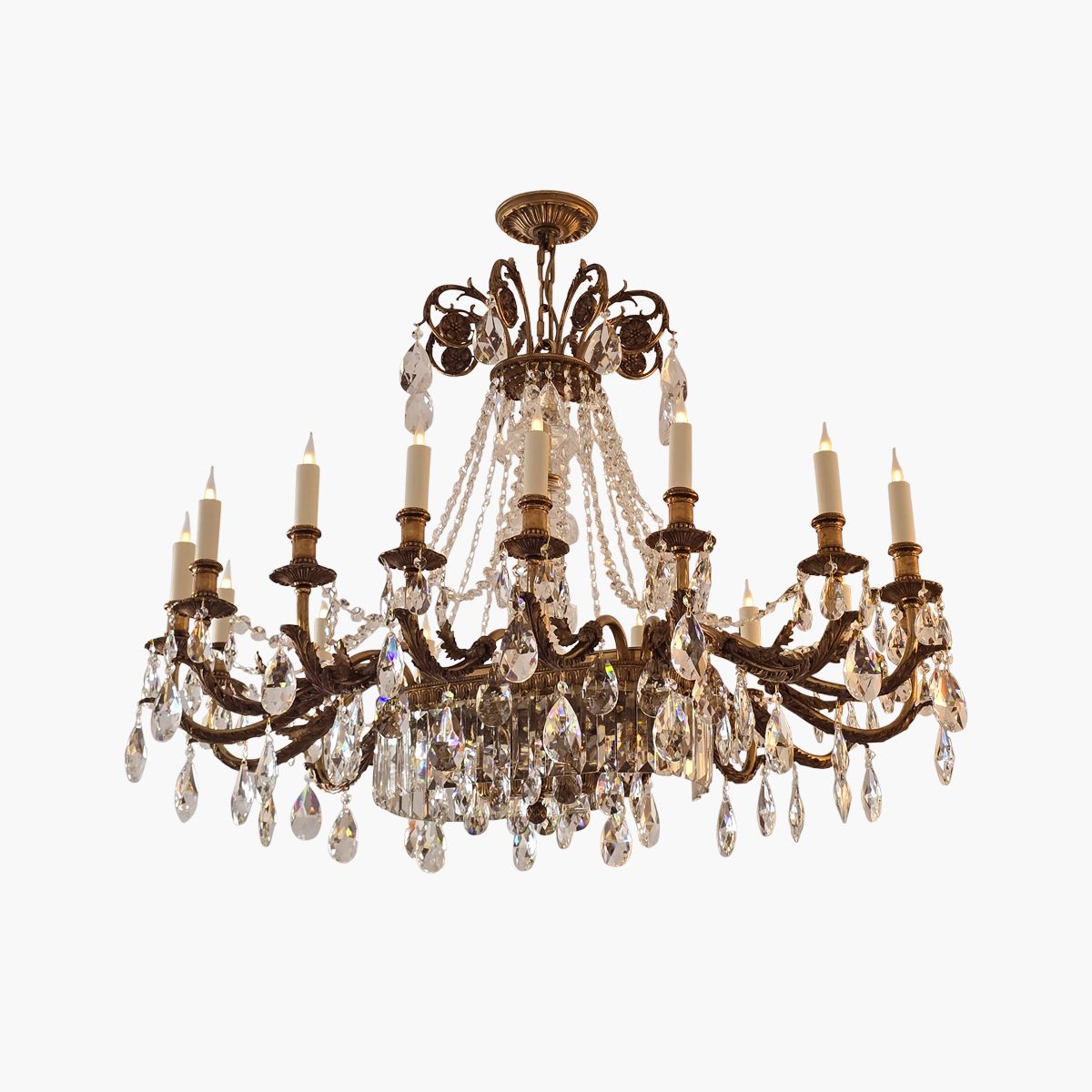Lustre Crillon Oval 75x110 16 bras