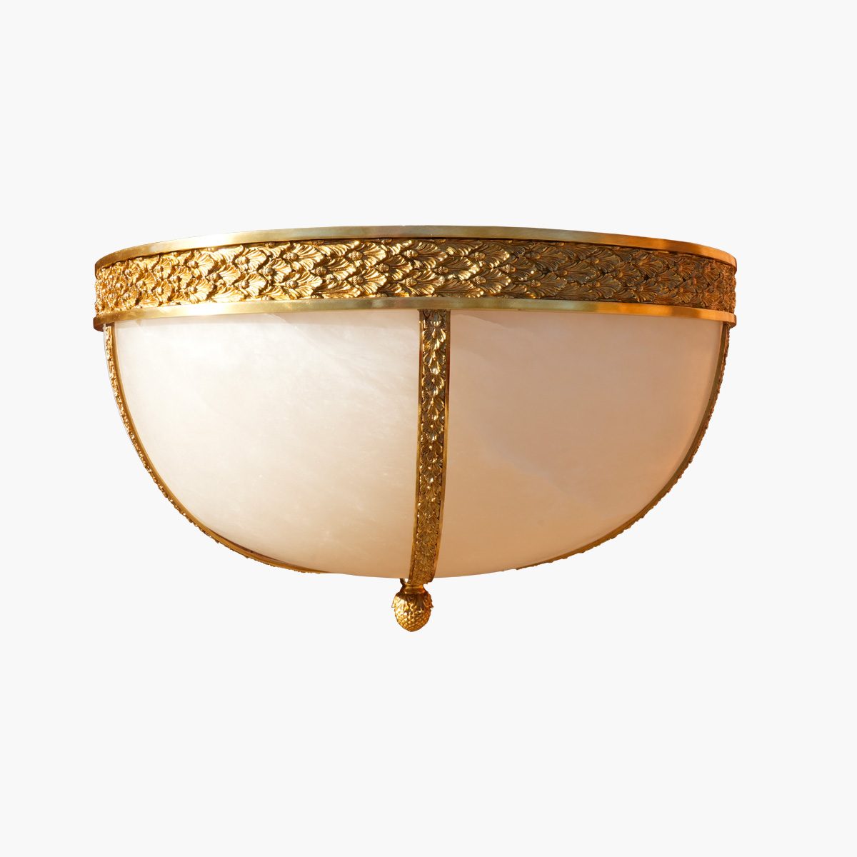 Plafonnier alabaster H44x75 6 bras
